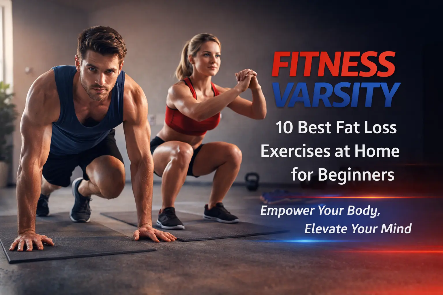 10 Best Fat Loss Exercises at Home for Beginners (Burn Fat Fast)